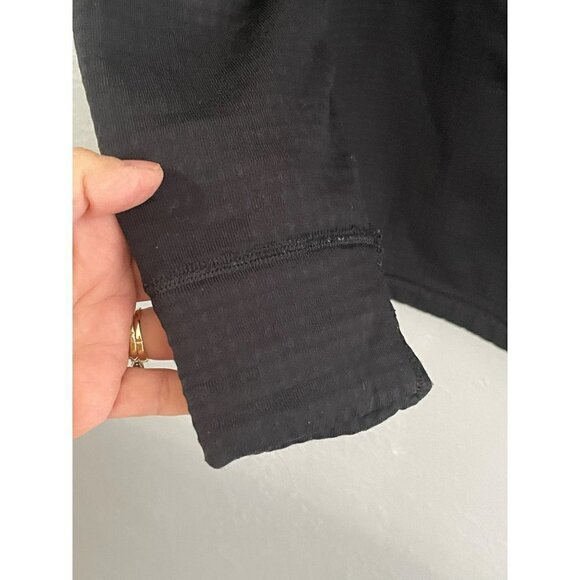 CABELA'S MENS LONG SLEEVE BLACK BIG AND TALL SIZE 3X WAFFLE SHIRT POLARTEC - Picture 4 of 8